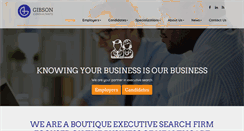 Desktop Screenshot of gibson-consultants.com